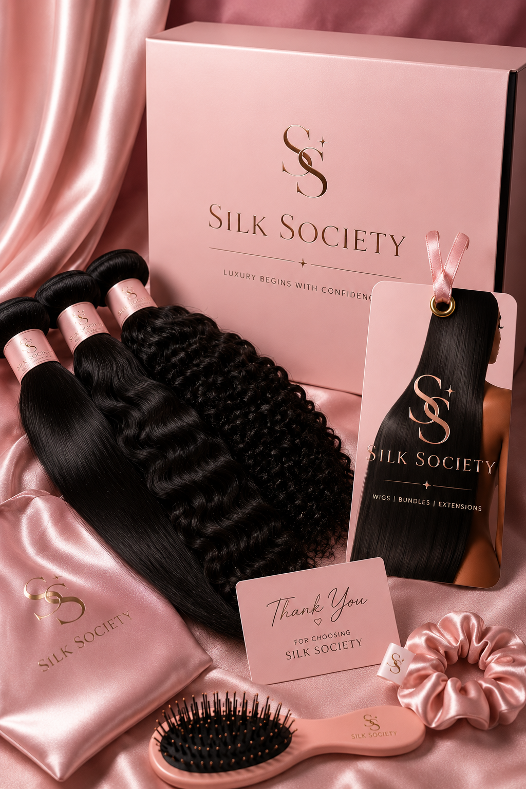 Silk Society luxury human hair on Instagram